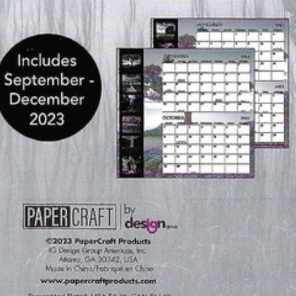 Timeless Landscapes 2024 Full Size Wall Calendar Planning Scheduling Organizing - Picture 4 of 10